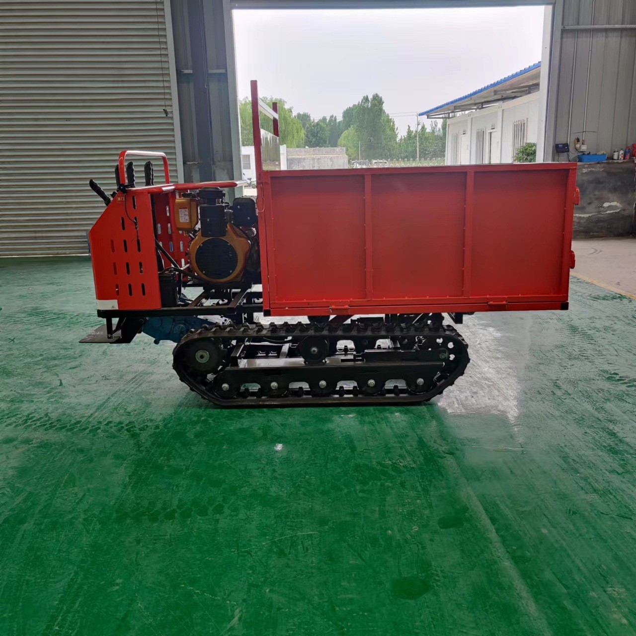 力特达履带运输车 小型农用爬山虎履带翻斗车 山地果园自卸运输车图4