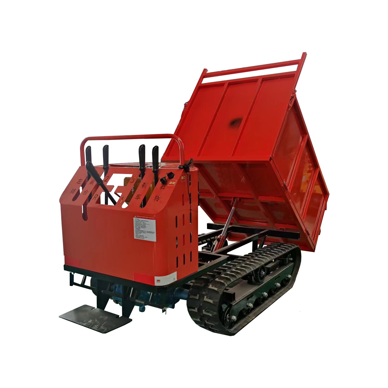 力特达履带运输车 小型农用爬山虎履带翻斗车 山地果园自卸运输车图5