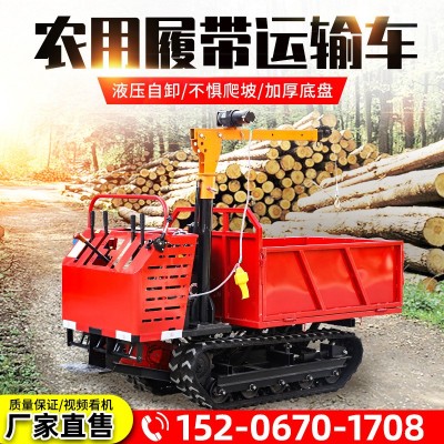 3吨履带运输车山地爬山虎农用自卸车小型爬坡王全地形履带运输车