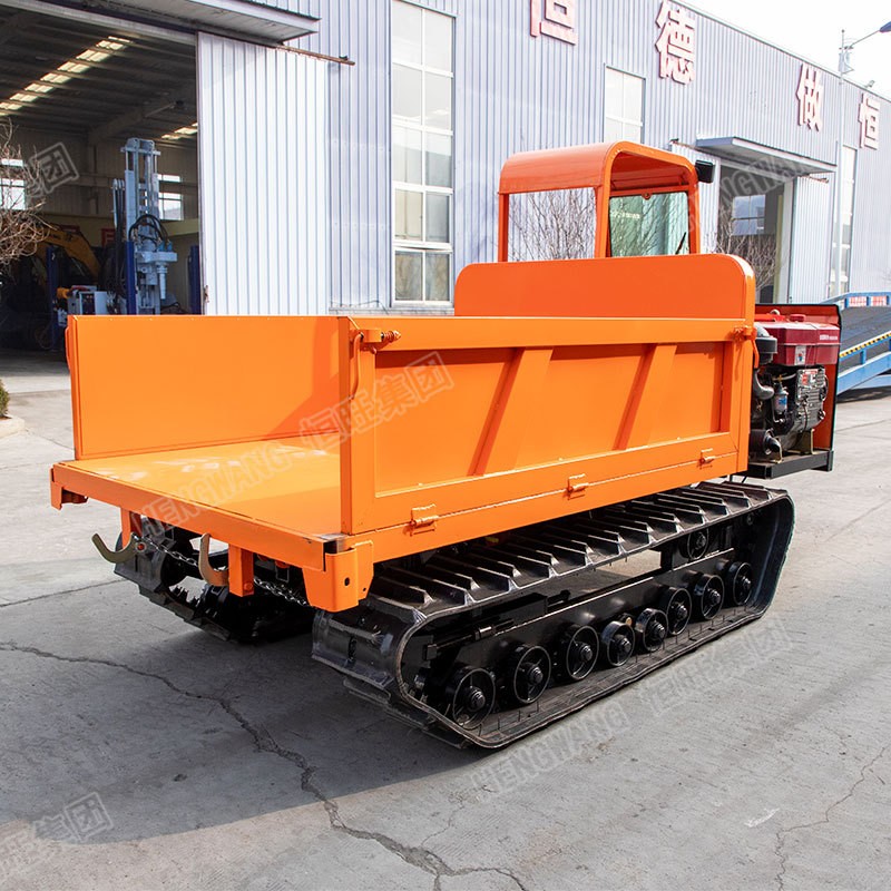 3吨履带运输车全地形山地果园农用爬坡履带水路两用拖拉机自卸车图3