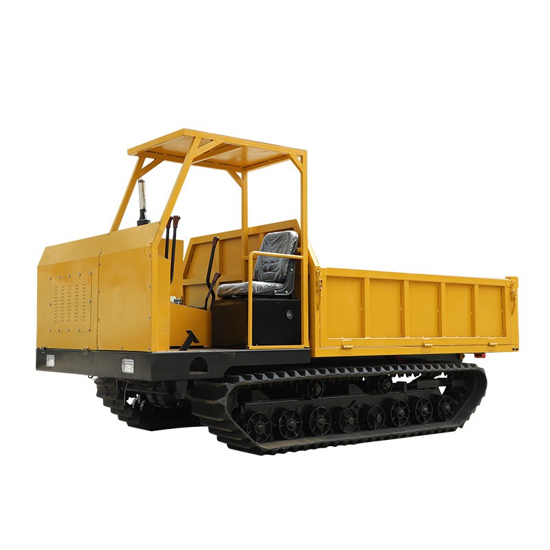 履带运输车1吨全地形山区爬坡王果园农用手扶搬运自卸山地爬山虎图5