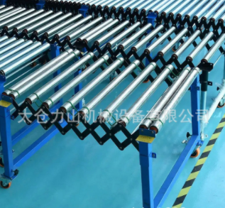 伸缩滚筒线 快递物流电动伸缩滚筒输送线 车间滚筒输送机厂家供应图4