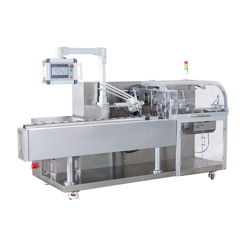 厂家定制食品自动装盒机 食品自动封盒包装机蛋卷自动折盒机图5