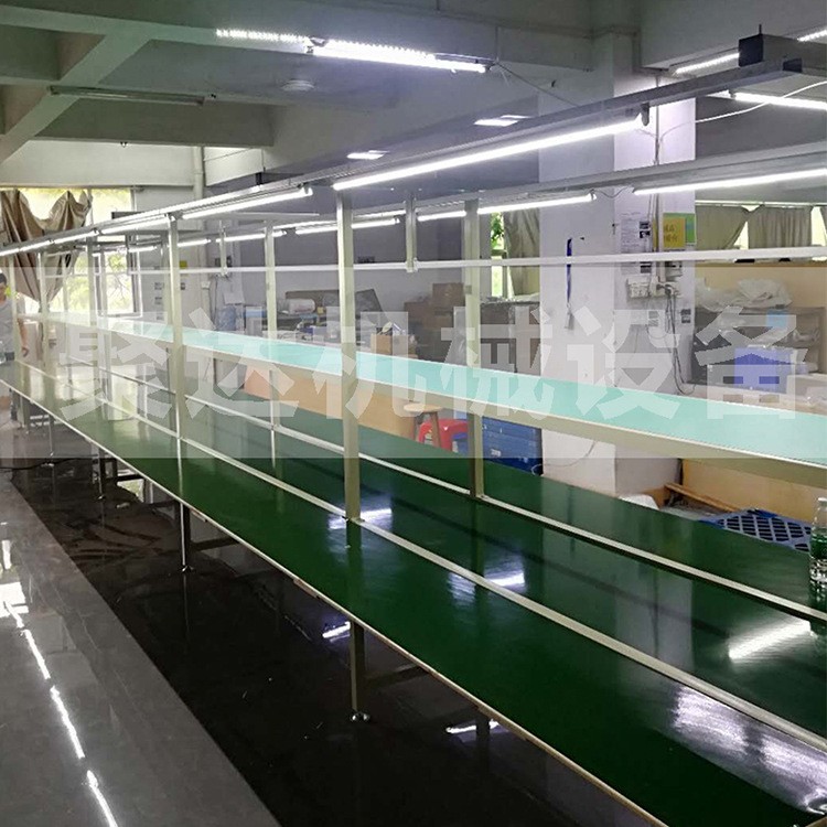 聚达电子装配工作台 流水线组装操作台带灯式 生产车间工作台来图图4