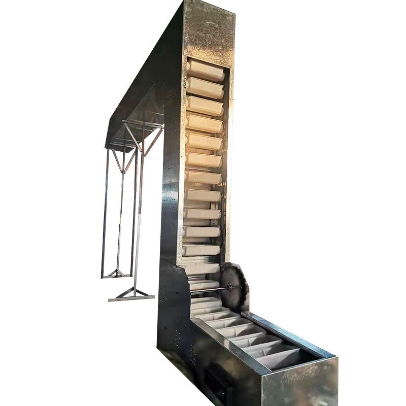 不锈钢斗式提升机9升大料斗提升机传送粮食颗粒连续Z型料斗提升机图5