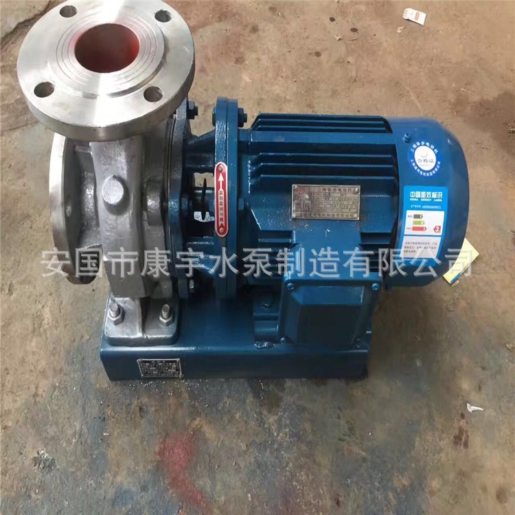 ISW型管道泵卧式单级单吸离心式水泵管道增压泵直联式管道泵图4