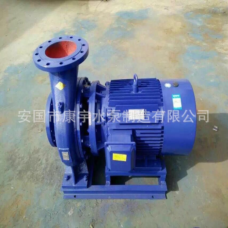 ISW型管道泵卧式单级单吸离心式水泵管道增压泵直联式管道泵图2