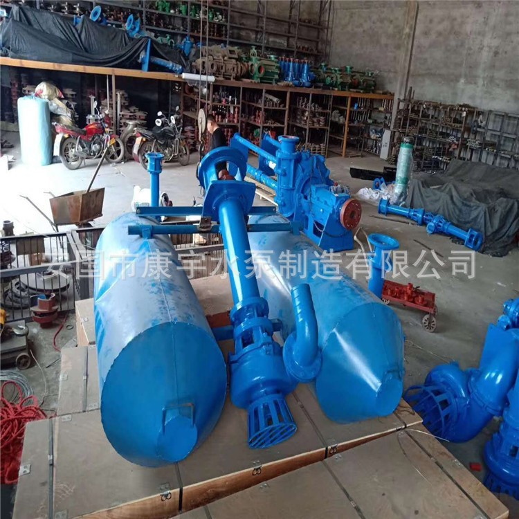 鱼塘清淤泵河道清淤泵浮筒泥浆泵鱼塘清淤机洗沙场用泵河道抽沙泵图2