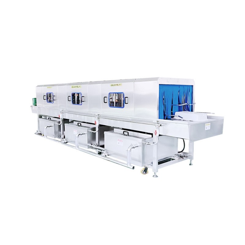 全自动周转筐清洗机 医疗周转箱清洗设备 食品厂塑料筐盘子洗筐机图5