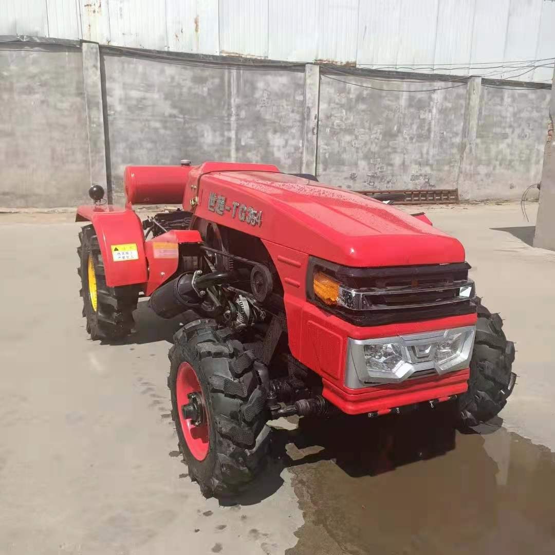 农用四轮四驱拖拉机504 国三50马力四缸万年红拖拉机 锡柴动力图3