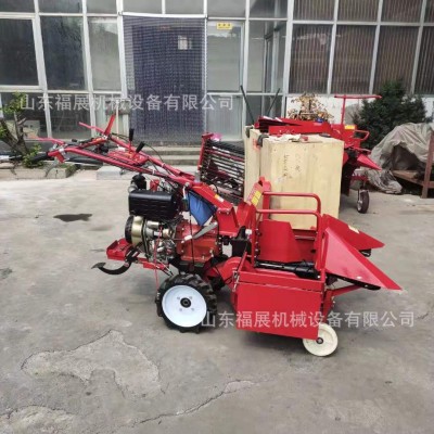 手扶拖拉机前置单行小型玉米收获机 厂家直销农用小型玉米收获机