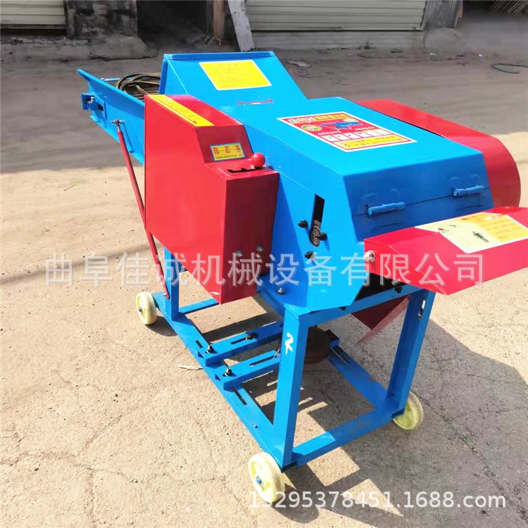 多功能铡草揉丝机 干湿两用饲料粉碎机 220v家用碎草机图4