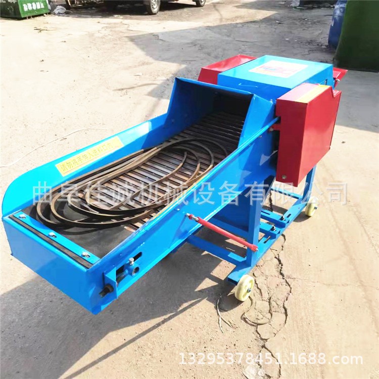 多功能铡草揉丝机 干湿两用饲料粉碎机 220v家用碎草机