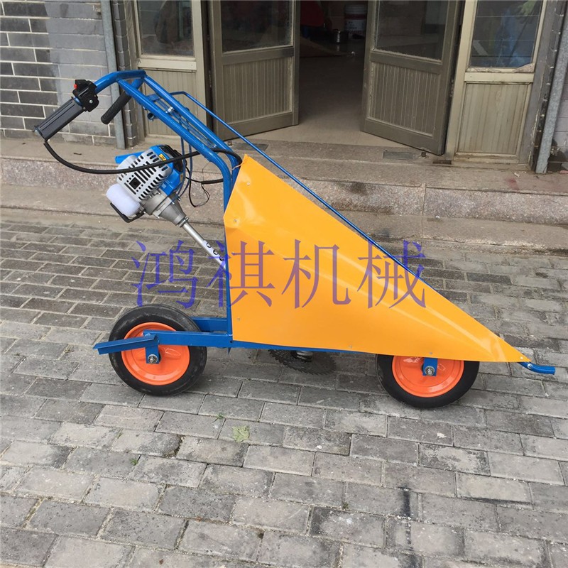 玉米秆割倒机 小型玉米秸秆割晒机 2行割晒机图2