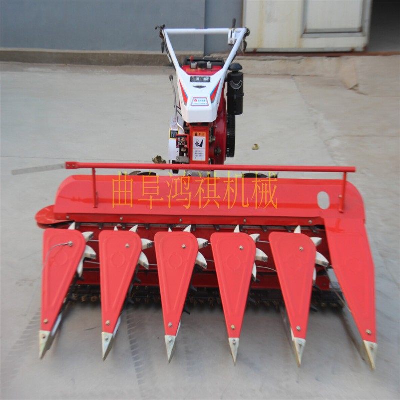 玉米秆割倒机 小型玉米秸秆割晒机 2行割晒机图5