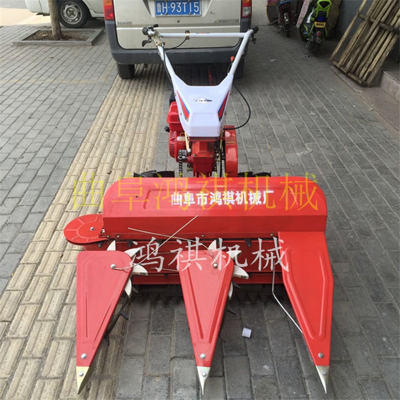 玉米秆割倒机 小型玉米秸秆割晒机 2行割晒机图4