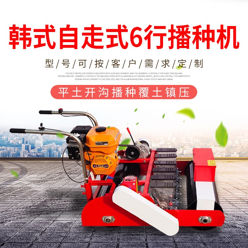 新型手推大棚蔬菜精量芹菜香菜韭菜菠菜油菜小葱萝卜单粒播种机