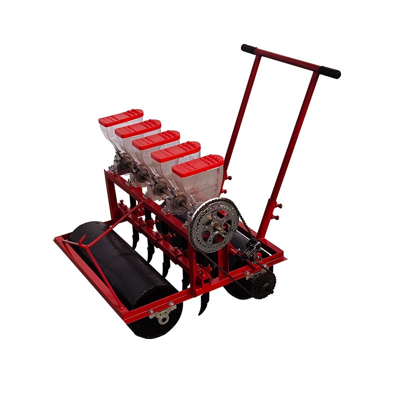 白菜胡萝卜点播机 多行青菜播种机 手推式五行蔬菜精量播种机图5