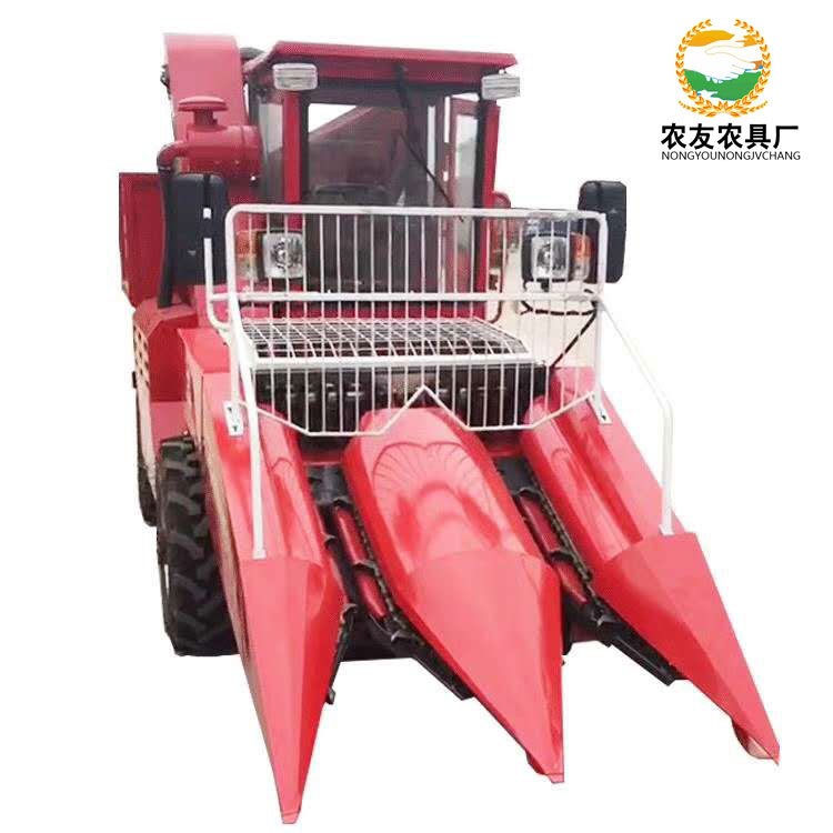 后置扒皮玉米联合收割机 2行倒伏玉米收获机 3行背负式青储玉米收图5