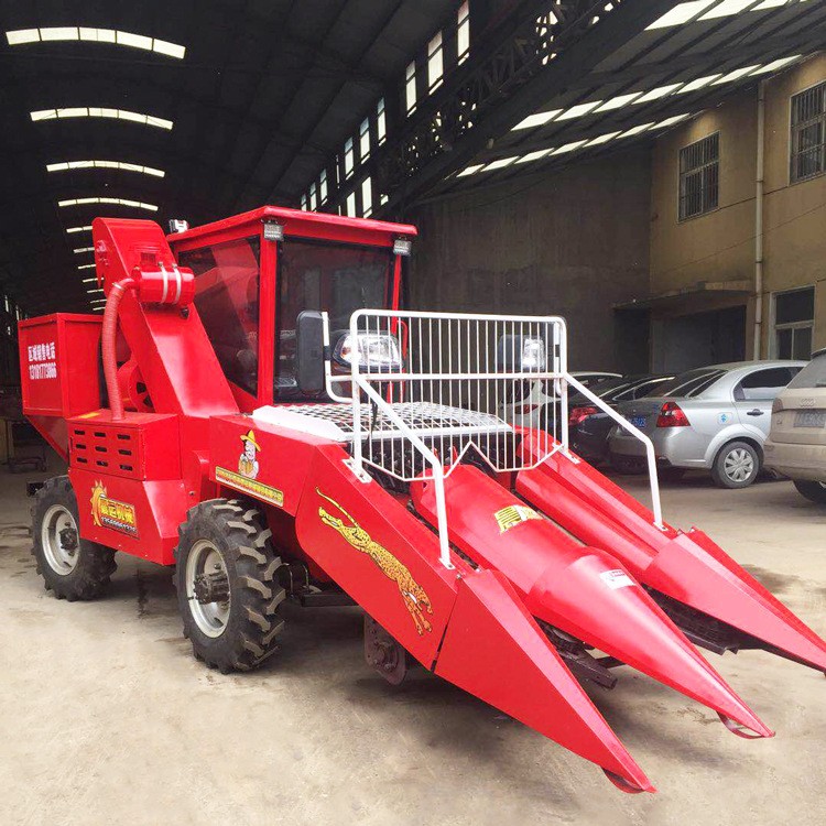 后置扒皮玉米联合收割机 2行倒伏玉米收获机 3行背负式青储玉米收图4
