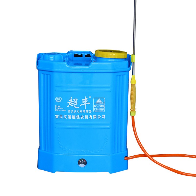 厂家直供超丰16L20L背负式电动喷雾器锂电池农用机械高压打药机图4