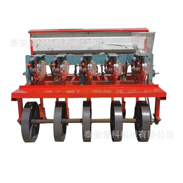 新款四轮车大豆点播机玉米绿豆2-8行拖拉机带种植机 施肥播种机图4