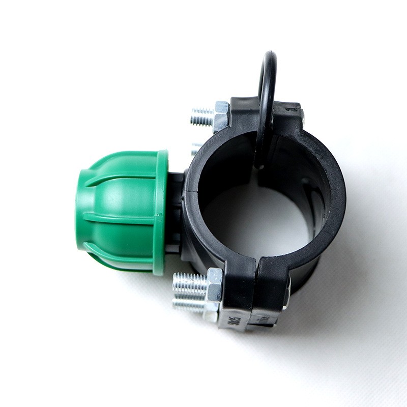 农业水管配件PE鞍座分水鞍座 pe水管增接口鞍座 鞍座鞍型增接口图2