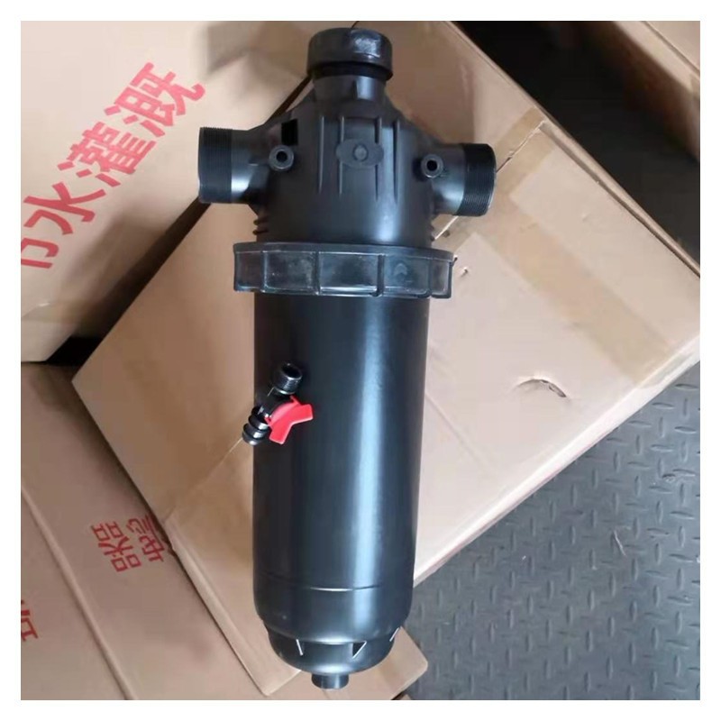 网式过滤器厂家出售75mm塑料网式过滤器T型2.5寸全塑过滤器