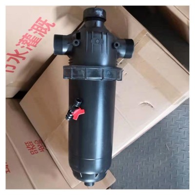 网式过滤器厂家出售75mm塑料网式过滤器T型2.5寸全塑过滤器