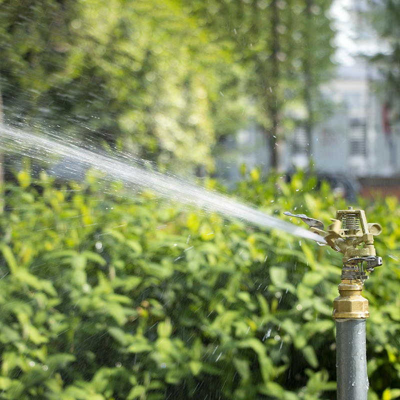 喷灌喷头农业灌溉合金摇臂喷水器自动旋转喷淋360度可调 绿化浇水图3