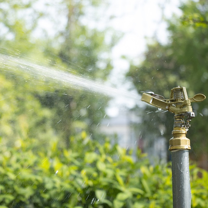 喷灌喷头农业灌溉合金摇臂喷水器自动旋转喷淋360度可调 绿化浇水图4