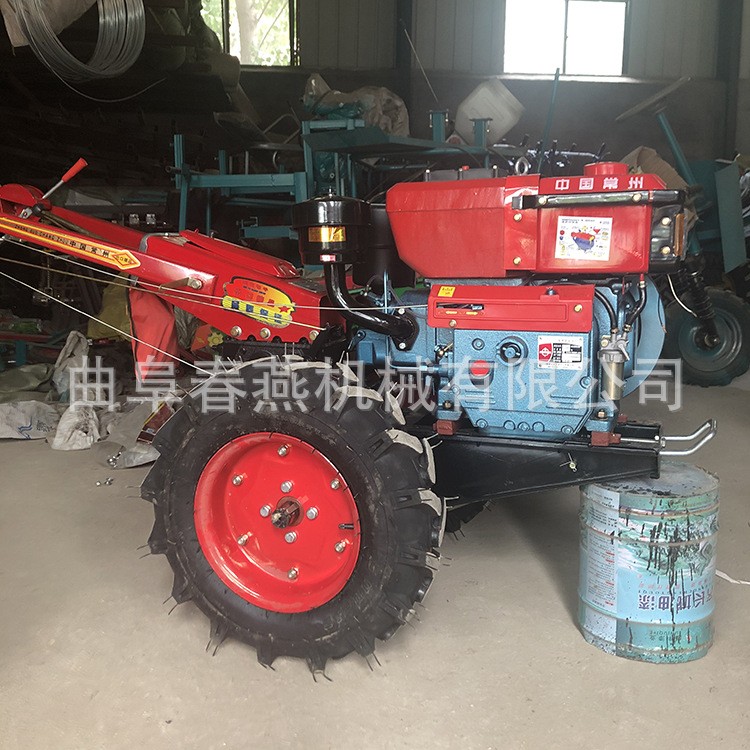 农用手扶式拖拉机 山地丘陵手扶打地机 大马力起垄开沟耕田机图3