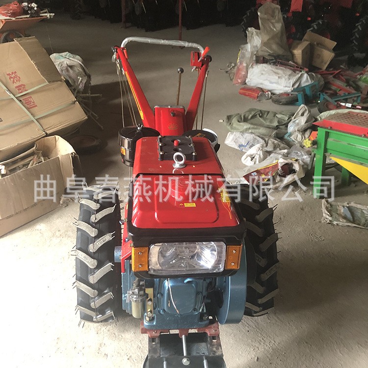 农用手扶式拖拉机 山地丘陵手扶打地机 大马力起垄开沟耕田机图4