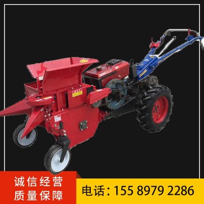 前置苞米扒皮收割机拖拉机 柴油大马力收苞米机 手扶式玉米收获机