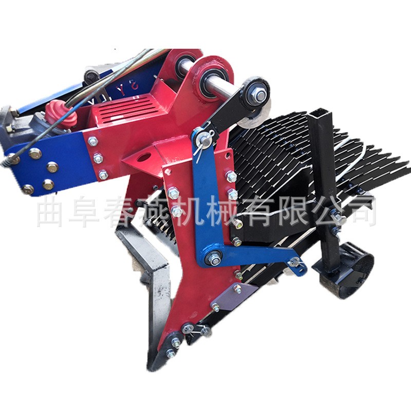 当季热销花生收获机 土豆红薯手扶收获机 震动除土 果实干净 直销图5