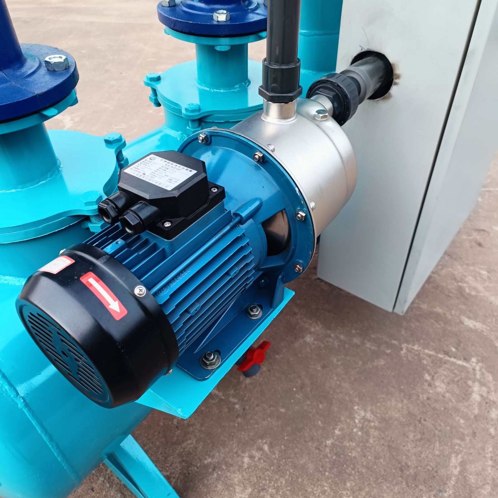 离心网式全自动水肥一体机蔬菜大棚滴灌农业节水钢制水肥一体机图5