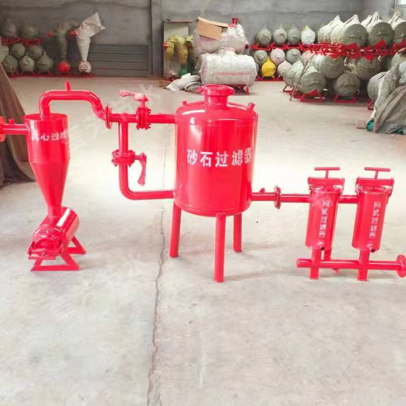 2-6寸砂石过滤器农业灌溉水处理固液分离全自动立式砂石过滤器图3
