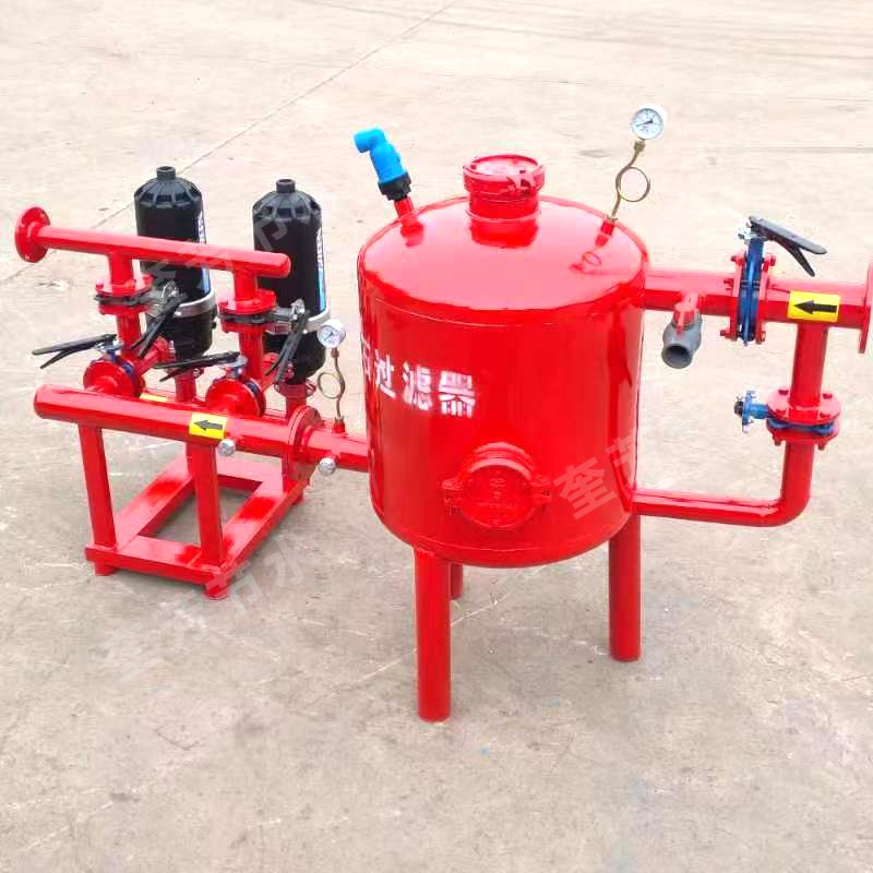 2-6寸砂石过滤器农业灌溉水处理固液分离全自动立式砂石过滤器图5