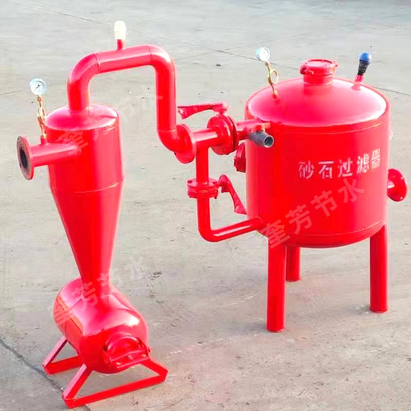 2-6寸砂石过滤器农业灌溉水处理固液分离全自动立式砂石过滤器图4