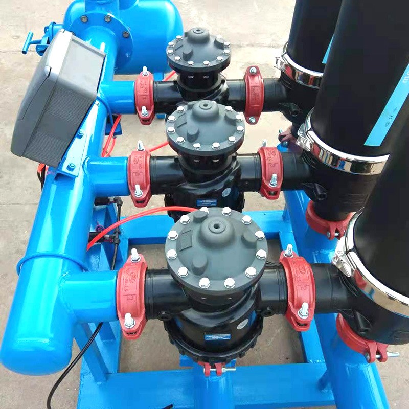 叠片过滤器园林微喷自动冲洗90T型可拆卸农业大棚灌溉叠片过滤器图3