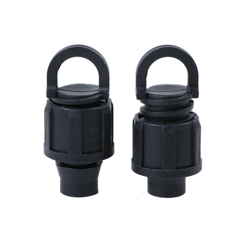 16滴灌带尾堵头滴灌管尾堵节水灌溉设备Φ16PE管滴灌带管锁母堵头图2