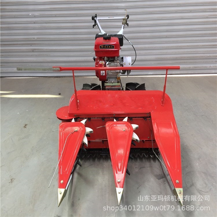 18马力柴油型 割晒机 车头前置玉米收割机 农用牧草放片机亚玛顿图4