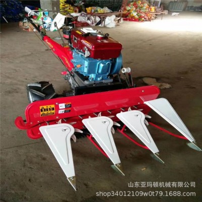 18马力柴油型 割晒机 车头前置玉米收割机 农用牧草放片机亚玛顿