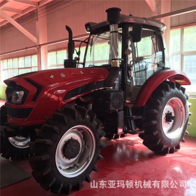 高配置中型泰山轮式拖拉机带旋耕机翻转犁多用途轮距可调性能稳定