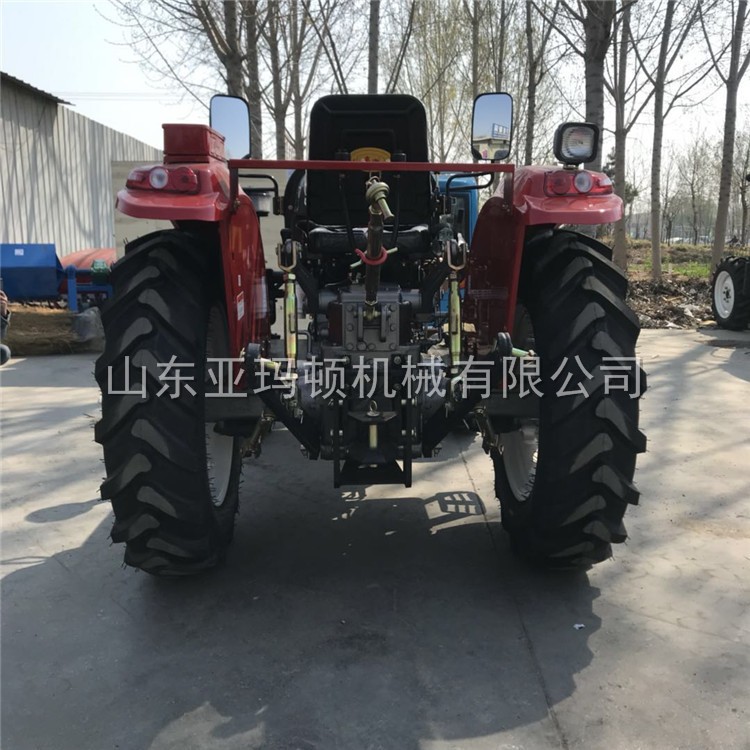 高配置中型泰山轮式拖拉机带旋耕机翻转犁多用途轮距可调性能稳定图2