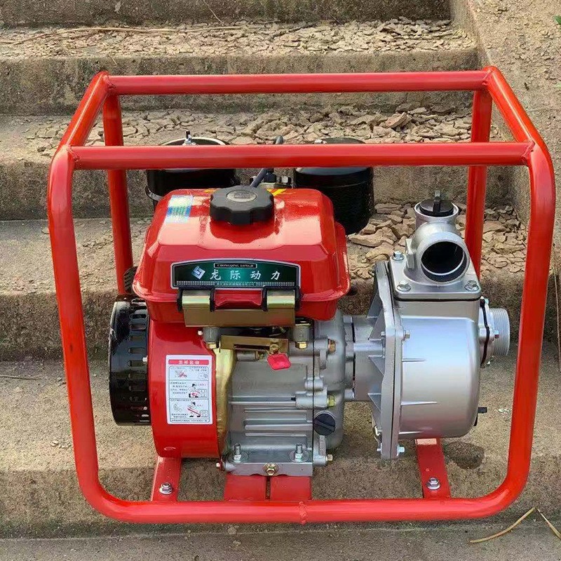 批发柴油机水泵3寸4寸农用灌溉高压大流量水泵自吸式柴油机抽水机图2