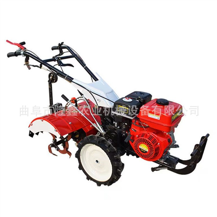 自走四驱后旋微耕机田园管理旋耕除草多用途大棚果园小型拖拉机图5
