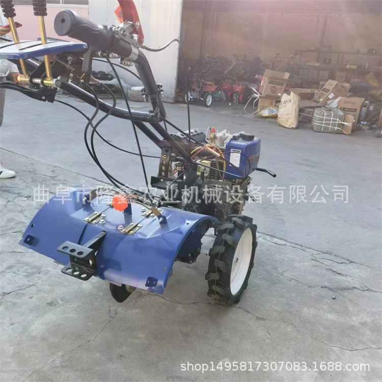 田园管理机小型柴油微耕机履带旋耕机施肥开沟农用果园回填除草图4