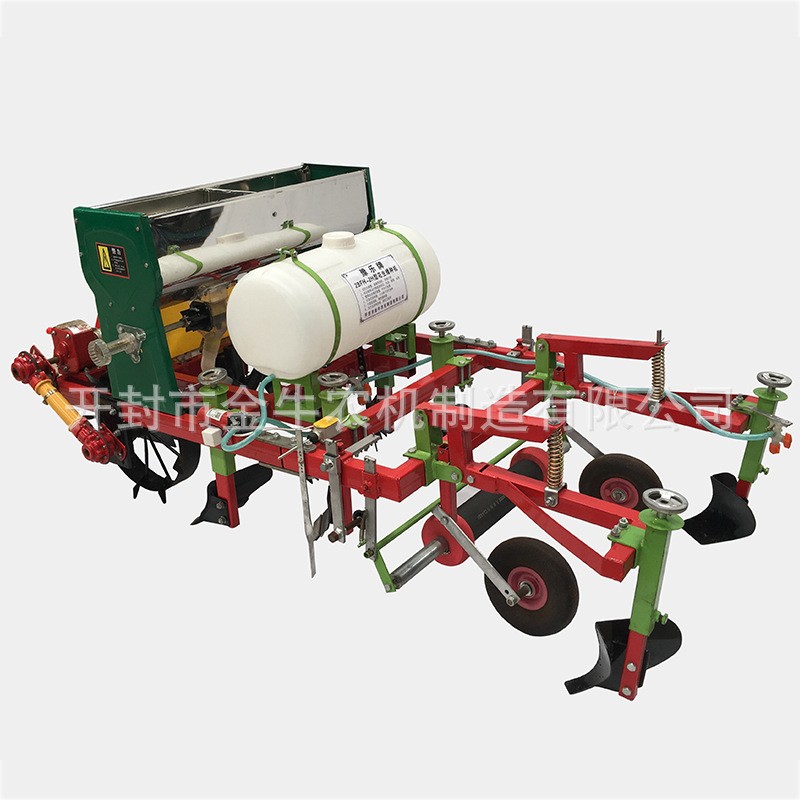 定制两行带肥箱花生播种机 农用花生播种机小型 花生起垄播种机图3