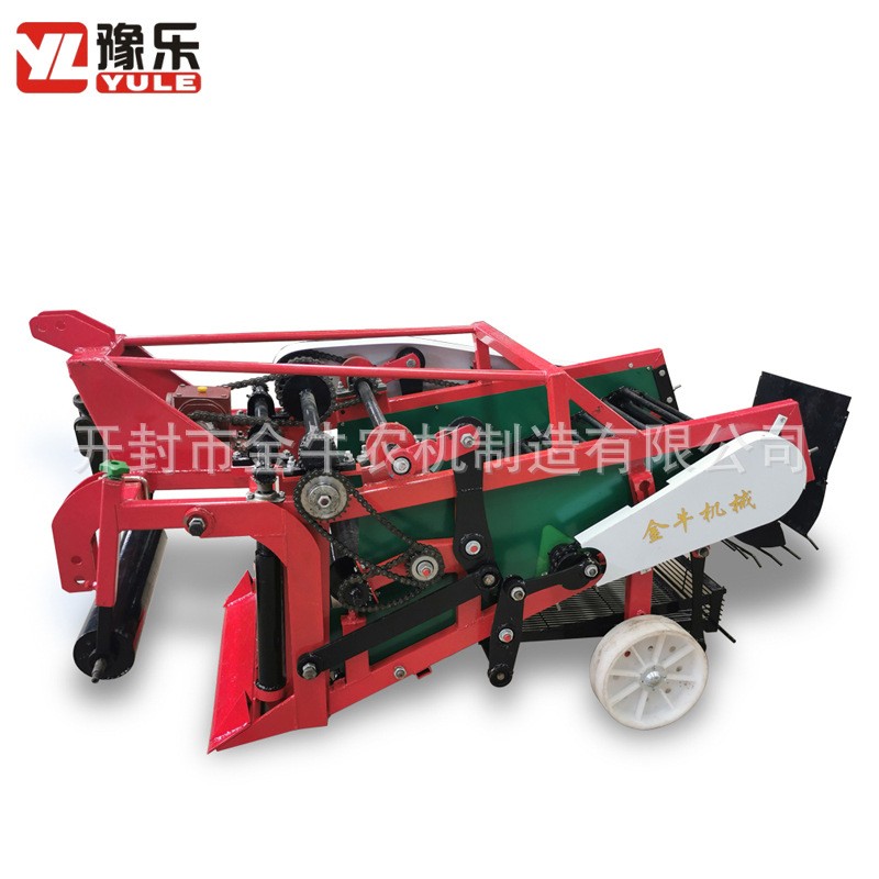 90型花生收获机 卷链振动筛式收花生机 拖拉机带动式花生收获机图4